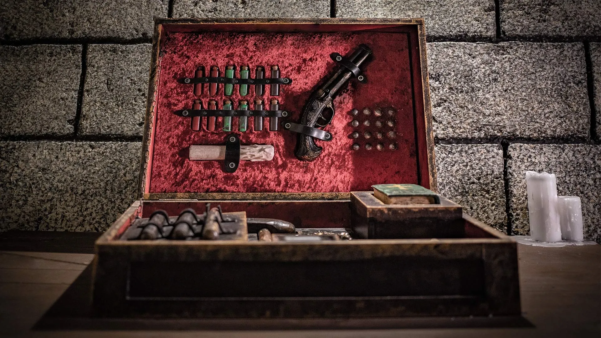 Set des Escape Rooms Dracula