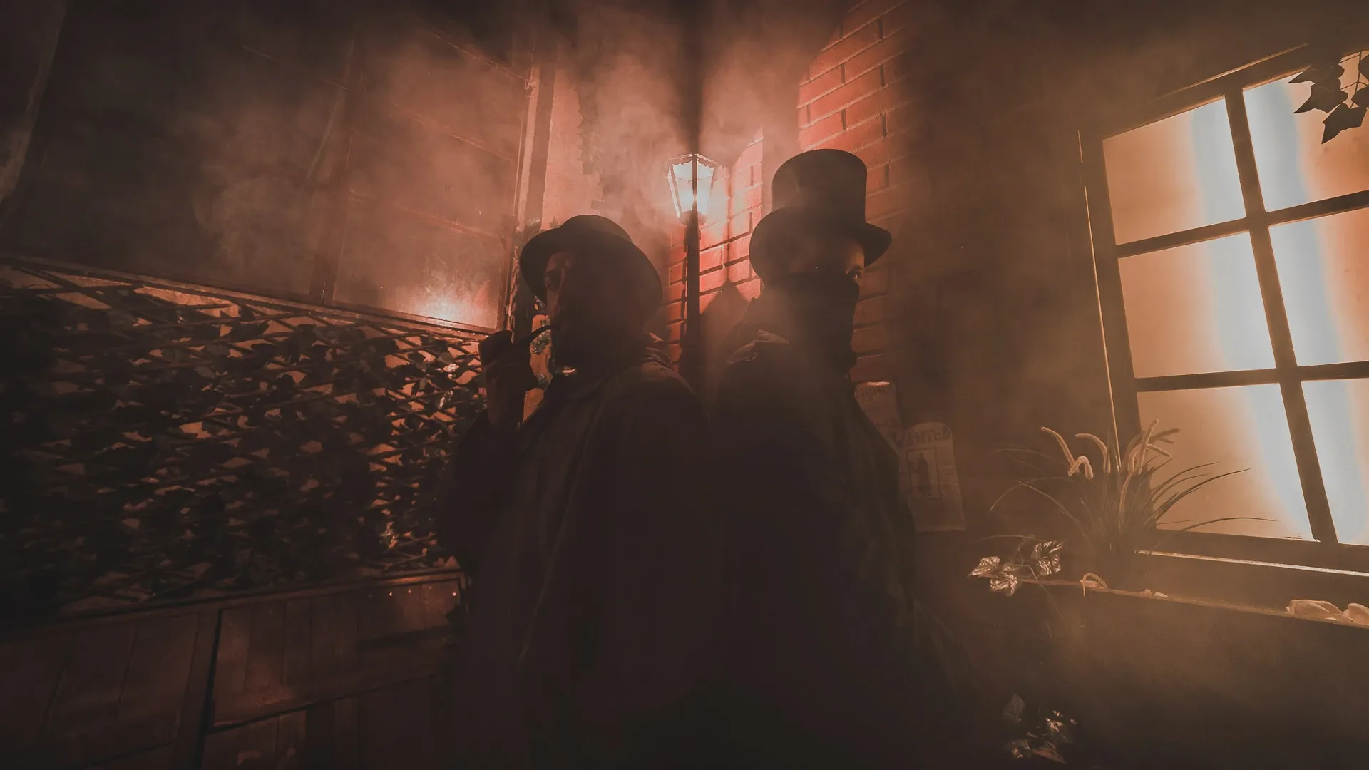 Decorado del escape room Jack The Ripper