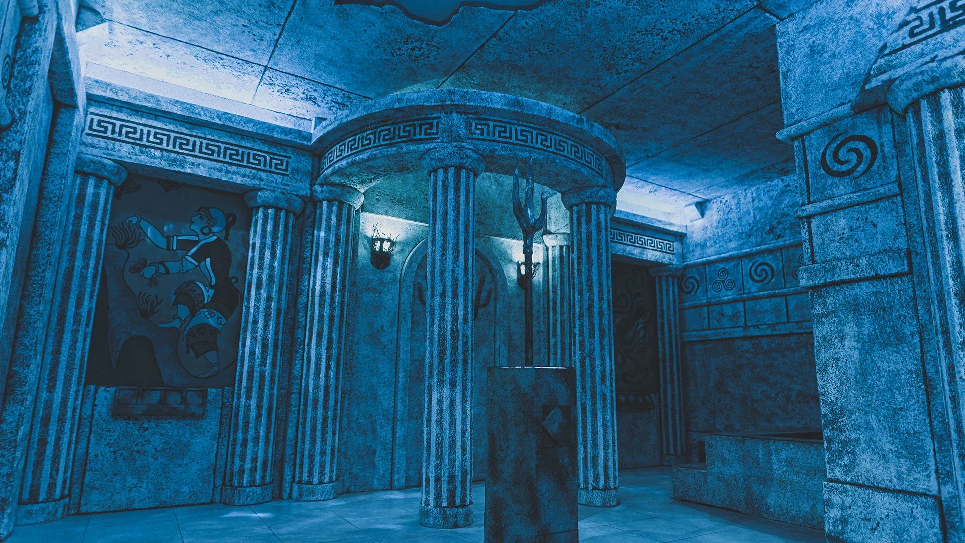 Lost City Of Atlantis escape room set