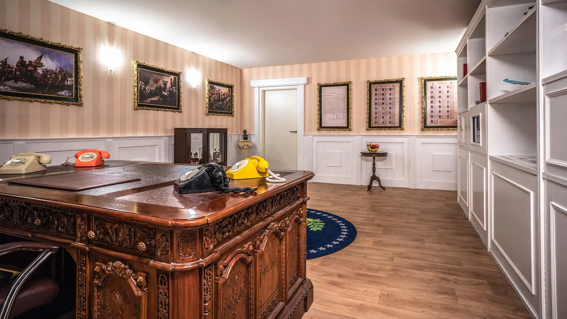 Decorado del escape room White House