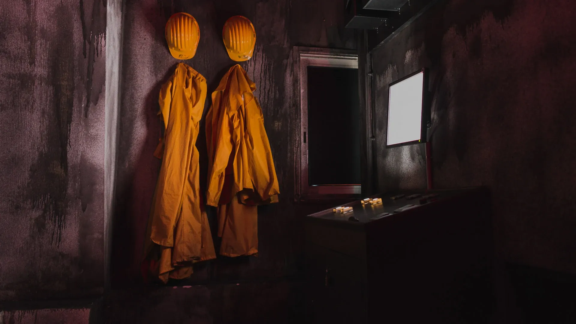 Decorado del escape room Chernobyl