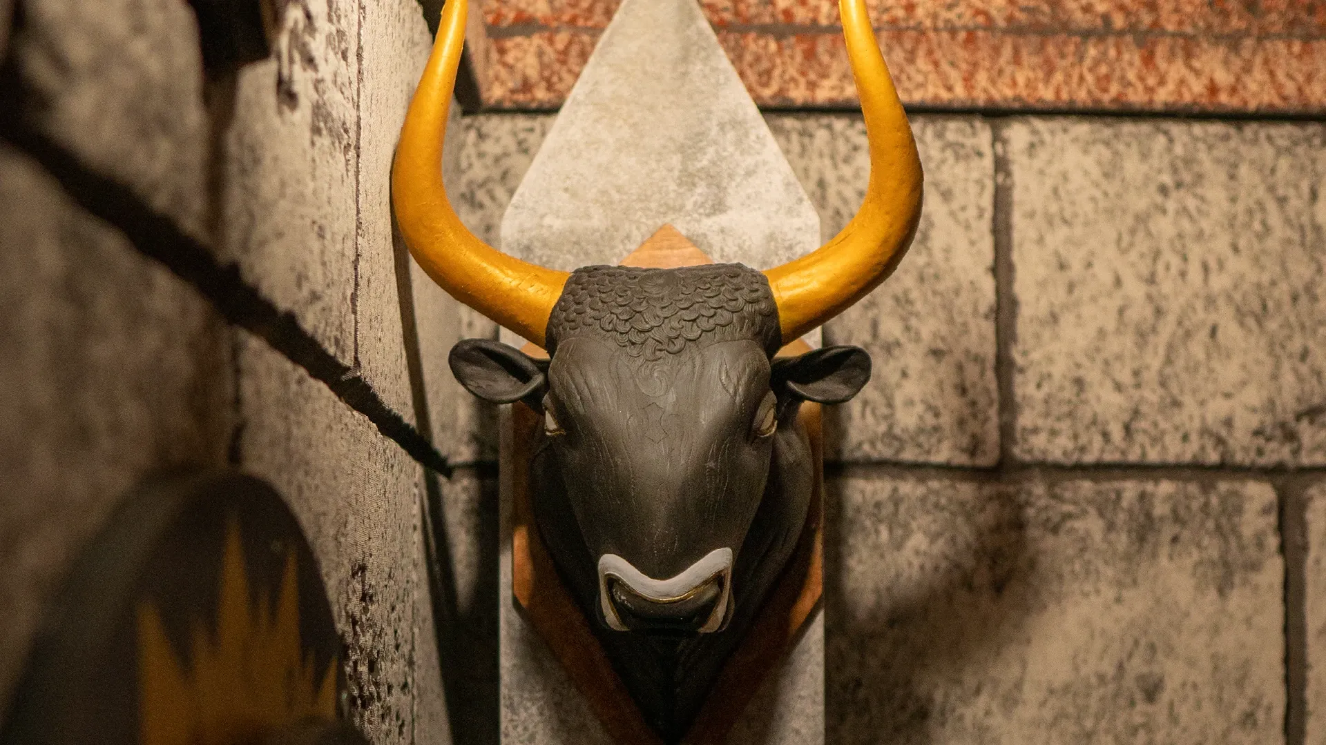 Decorado del escape room Minotaur's Labyrinth