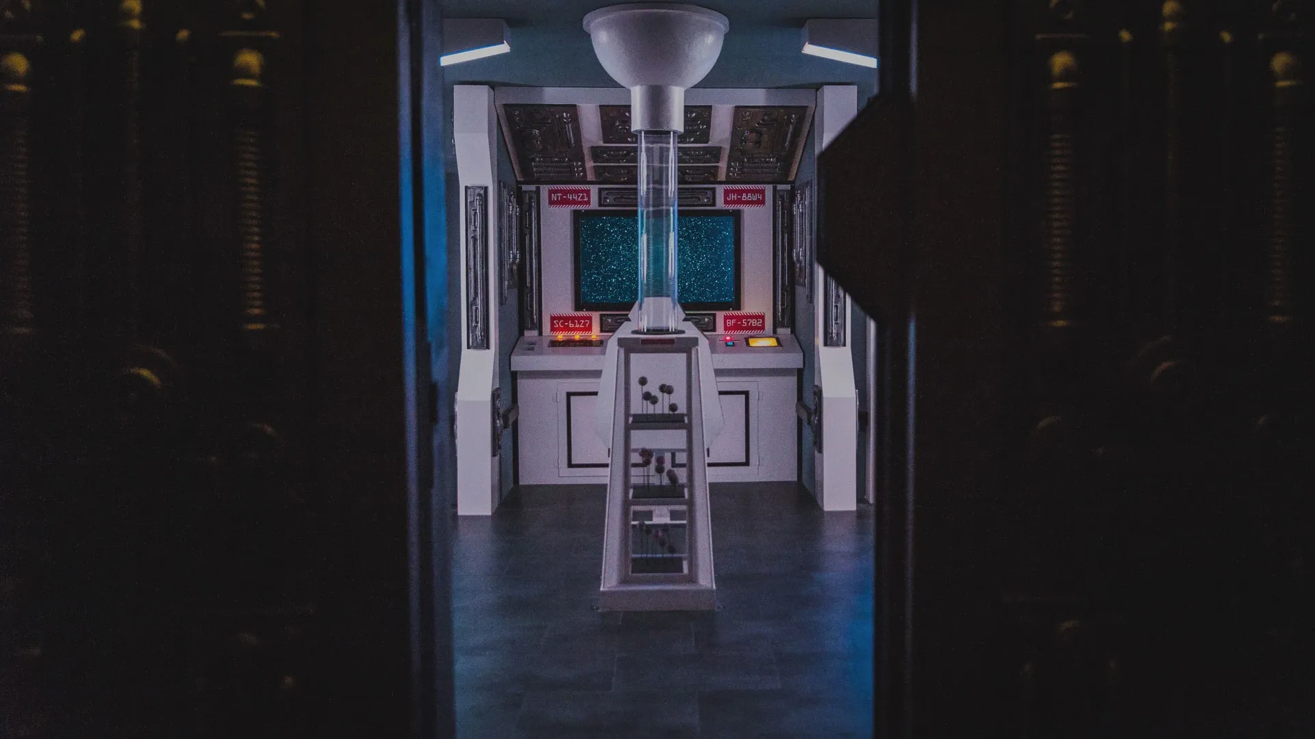 Decorado del escape room Space Wars