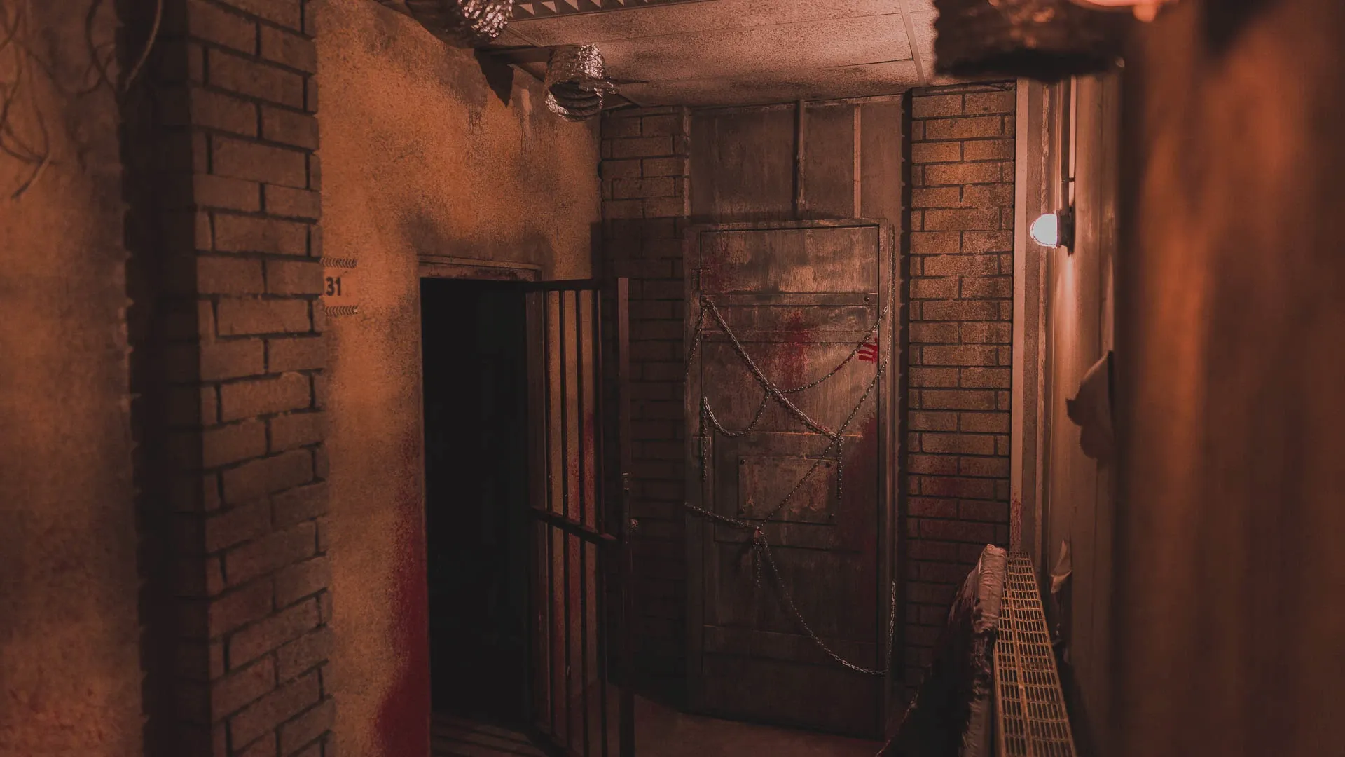 Decorado del escape room Walking Death