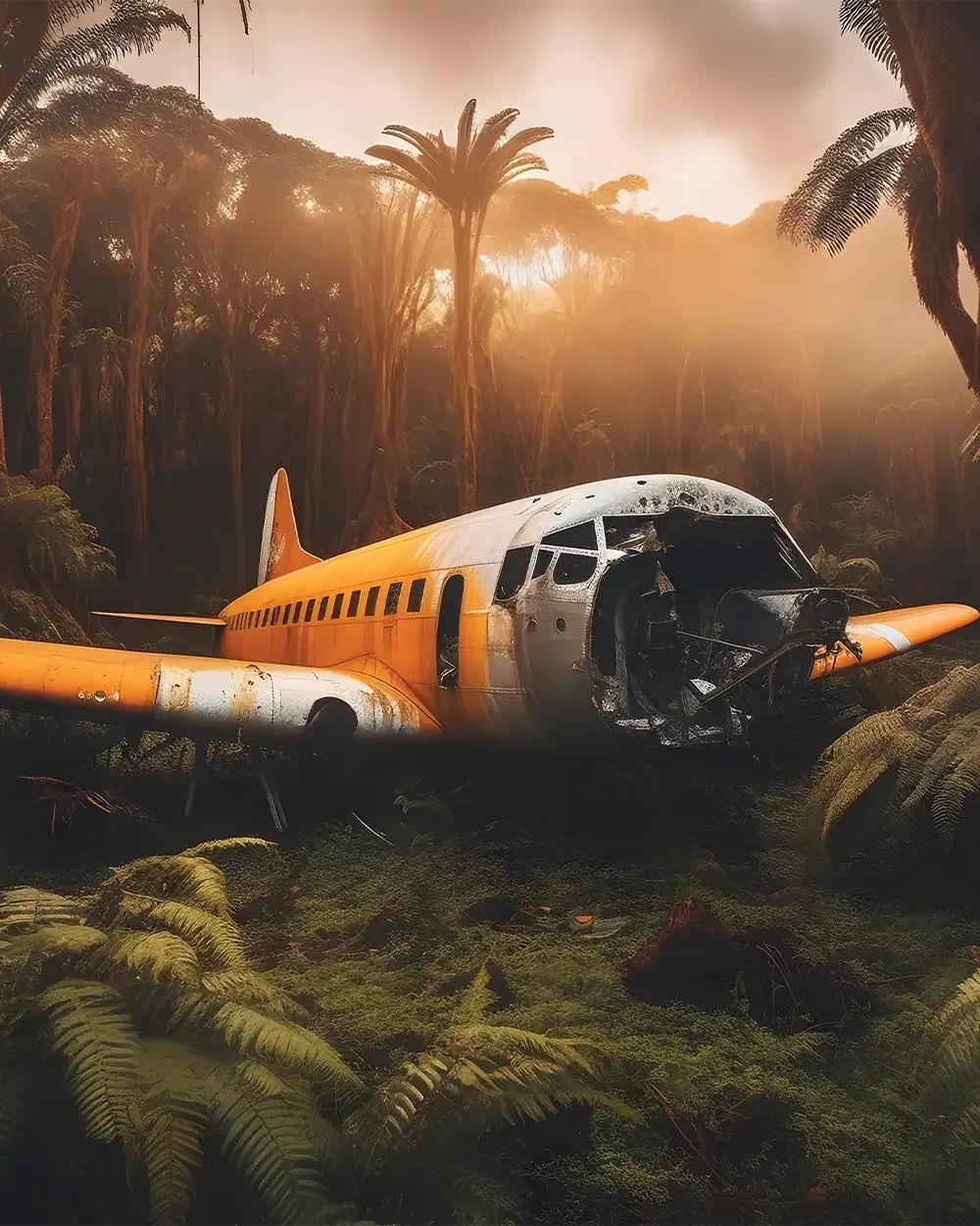 Konzeptzeichnung von Lost Flight